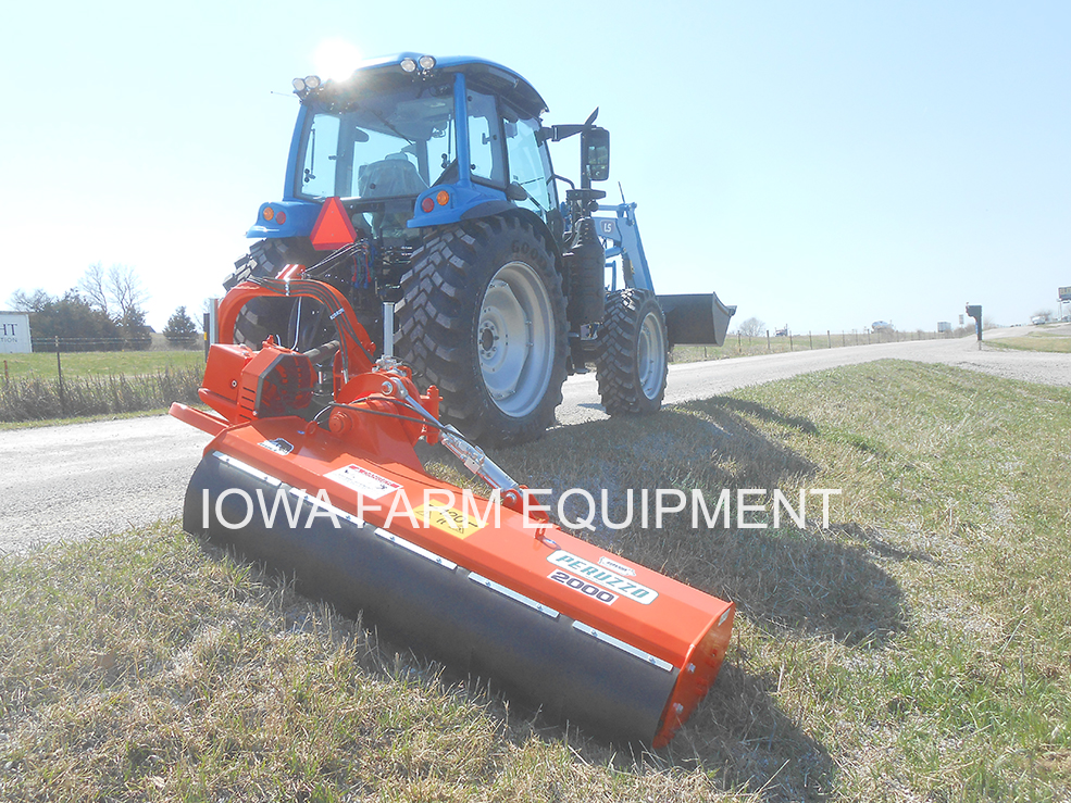 Kubota Orange Flail Mower